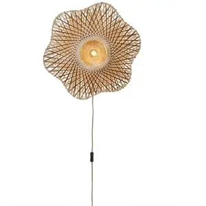 Comparateur de prix : Good & Mojo Applique bambou naturel 60x60x60cm