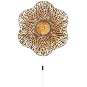 Comparateur de prix : Good & Mojo Applique bambou naturel 87x87x87cm