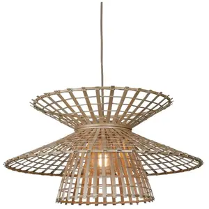 Comparateur de prix : GOOD & MOJO Suspension Machu Picchu, naturel, Ø 57 cm, bambou