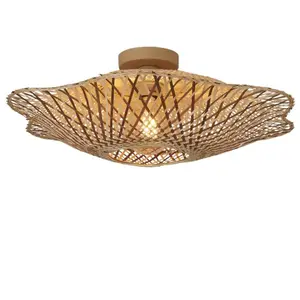 Comparateur de prix : Good & Mojo Plafonnier bambou naturel 17x60x17cm