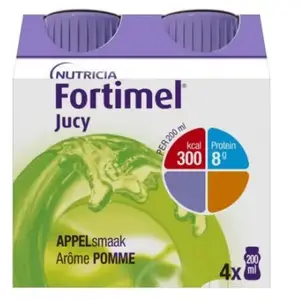 Nutricia fortimel jucy pomme 4 x 200ml pas cher