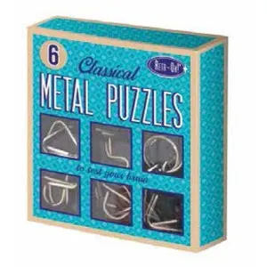 Set de 6 casses-têtes en métal RetrohVendu par1001hobbies