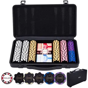 Comparateur de prix : Non communiqué Mallette de Poker Engelhart - 300 Jetons 14g - idéal pour 6 joueurs