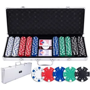 Comparateur de prix : Non communiqué Set de Poker - Mallette Argentée 500 Jetons 11,5g sans numéro