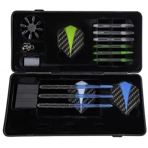 Longfield HOT SPORTS + TOYS Set de 3 Flechettes Brass Noir