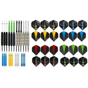 Engelhart Coffret de 12 fléchettes pointe acier en laiton avec aspect ...Vendu paramazon