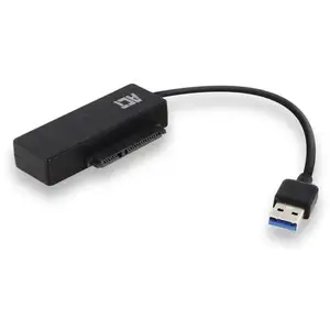 Comparateur de prix : ACT AC1515 changeur de genre de câble 2.5/3.5 SATA USB A Noir - Neuf