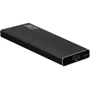 ACT AC1605 - Boitier externe - M.2 - M.2 Card (PCIe NVMe & SATA) - USB 3.2 (Gen 2) - noir