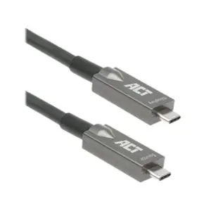 Comparateur de prix : - Câble USB - USB-C (M) pour USB-C (M) - USB 3.2 Gen 2 - 20 V - 3 A - 10 m - Active Optical Cable (AOC), USB Power Delivery (60W), prise en charge de