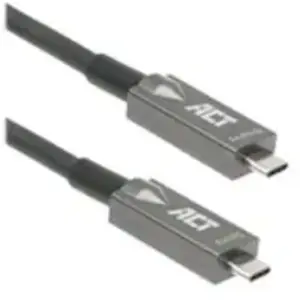 Comparateur de prix : - Câble USB - USB-C (M) pour USB-C (M) - USB 3.2 Gen 2 - 20 V - 3 A - 5 m - Active Optical Cable (AOC), USB Power Delivery (60W), prise en charge de
