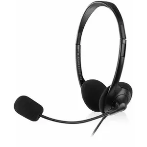 Comparateur de prix : Ewent EW3563 écouteur/casque Avec fil Arceau Appels/Musique Noir
