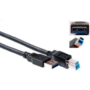 ACT Fiche USB 3.0 A vers fiche USB B 0, 50 m pas cher
