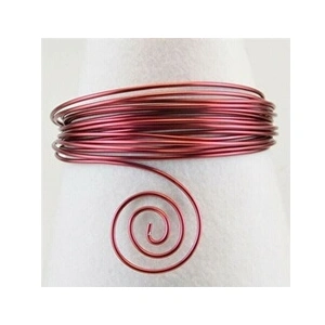 Comparateur de prix : PicWic Toys Fil aluminium - Rouge foncé - 5 m x 1.5 mm
