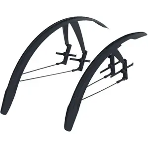 BBB Discguard Set Garde-Boue Cyclisme, Noir, Front, RearVendu paramazon