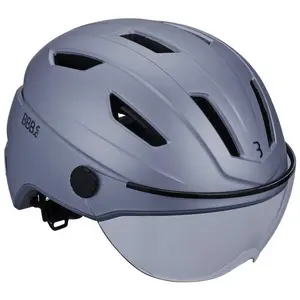 Comparateur de prix : BBB Déplacer Le Masque Facial Casque de Cyclisme Unisexe, Gris Mat, L