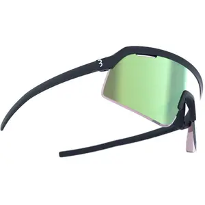 Comparateur de prix : BBB Cycling Lunettes de cyclisme à contraste élevé - Lunettes de soleil de cyclisme professionnelles pour homme et femme - Gravel Vélo de route et VTT Valor FLUX noir mat vert BSG-81