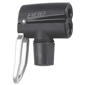 Tête de rechange pour pompe à pied BBB - Valve Presta, Schrader et Dunlop - Noir pas cher