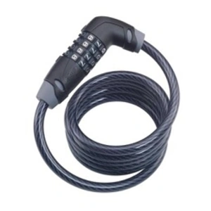 Comparateur de prix : Bbb codesafe bbl-35 antivol vélo à combinaison noir 10mmx1500mm
