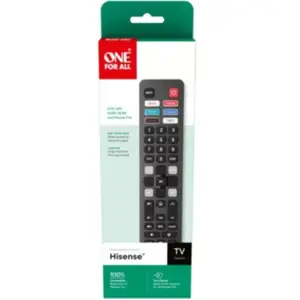 Télécommande ONE FOR ALL de remplacmeent TV Hisense pas cher