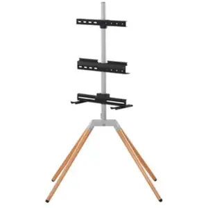 Support TV One for all Quadpro WM7476 pour écran de 32" à 70" Bois Clair pas cher