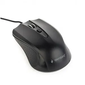 Comparateur de prix : Gembird MUS-4B-01 - Souris - optique - 4 boutons - filaire - USB - noir - blister