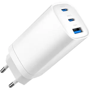 Comparateur de prix : Chargeur mural GEMBIRD 65W - Blanc
