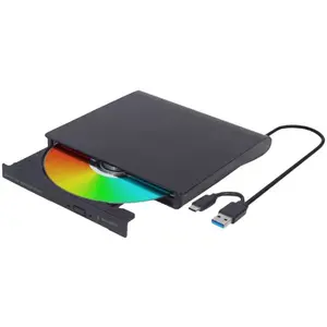 Comparateur de prix : Lecteur/graveur DVD USB Gembird DVD-USB-03 Noir Type C Horizontal 24x 8x