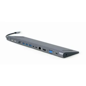 Comparateur de prix : Gembird USB-C Hub HDMI GbE 5xUS B 2.0 3.1 3xUSB-C 1xPD - 8716309121439