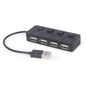 Hub USB - GEMBIRD - UHB-U2P4-05 - 4 ports - Commutateurs - USB 2.0