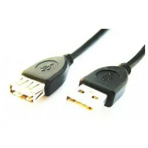 Comparateur de prix : Rallonge de câble USB - GEMBIRD CCP-USB2-AMAF-10 NOIR - 3m - USB 2.0 - M/FM