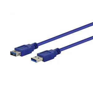 Comparateur de prix : Câble Gembird USB-A vers USB-A femelle - 3 m - Bleu