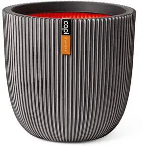 Eda - Rechthoekige Plantenbak - Volcania Stone Effect - Grijs - 99,5 X 39,5 X 43,5 Cm 98 L