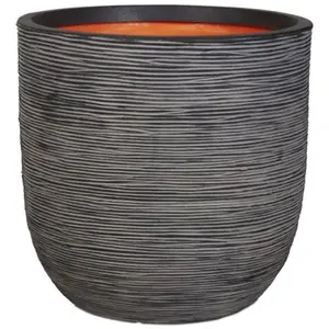 Capi Jardinière Nature Rib 54 x 52 cm Anthracite KOFZ935Vendu paramazon