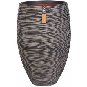 Capi Pot à fleurs Nature Rib - Élégant Deluxe 40x60 cm - AnthraciteVendu paramazon