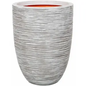 Comparateur de prix : Pot de fleur élégant bas - CAPI EUROPE - RIB NL - 46 x 58 cm - Ivoire