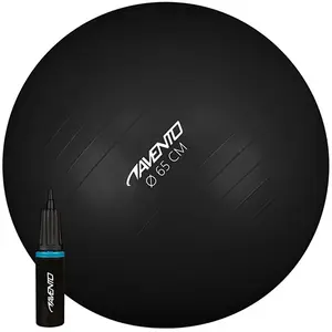 Comparateur de prix : Avento Ballon De Fitness/D'exercice Et Pompe Diamètre 65 Cm Noir