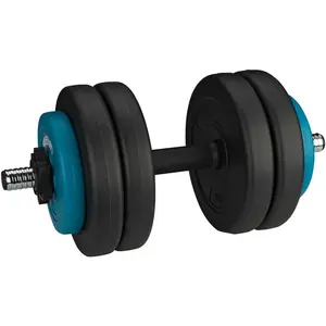 Comparateur de prix : AVENTO HALTERE 15KG A DISQUES SYNTHETIQUES