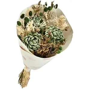 NATURALYS Bouquet de fleurs séchées Vert 50 cmVendu paramazon