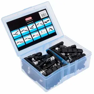 Comparateur de prix : Elvedes Plaquettes V-frein 72 x 15 mm 50 pièces noires