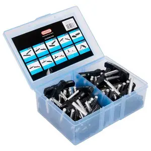 Comparateur de prix : Boite de 25 paires de patins de frein Elvedes Cantilever Noir 72 mm 6812-BOX