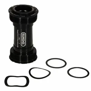 Comparateur de prix : Boitier de pedalier elvedes thread fit t47 68mm pour praxis noir