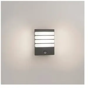 Comparateur de prix : Philips by Signify Applique extérieure détecteur Raccoon IR LED IP44 H16 cm - Anthracite