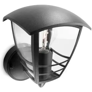 Comparateur de prix : Philips Creek-Applique D'extérieur Montante Métal H20cm Noir Philips