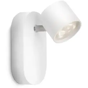 Comparateur de prix : PHILIPS 562403116 STAR SPOT LED LUMINAIRE D'INTÉRIEUR BLANC ALUMINIUM