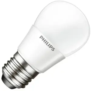 Comparateur de prix : Philips | LED Ampoule Sphérique | E27 | 4W (remplace 25W) Dépolie