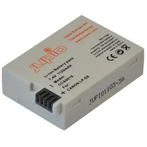 Comparateur de prix : Batterie pour appareil photo Jupio LP-E8 1120 mAh 7,4 V Li-ion Blanc
