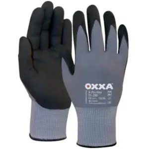 FP - Gants Oxxa X-Pro-Flex NFT,Taille 10, noir (Par 12)Vendu paramazon