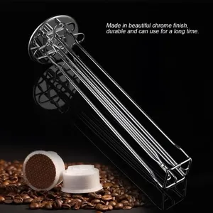 Porte-capsule rotatif - Nespresso - Modèle chromé - Grande capacité - ... pas cher