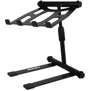 Comparateur de prix : UDG Ultimate Height Adjustable Laptop Stand Black, U96111BL