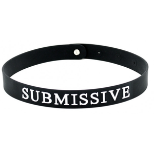 Rimba Collier en silicone SUBMISSIVE pas cher